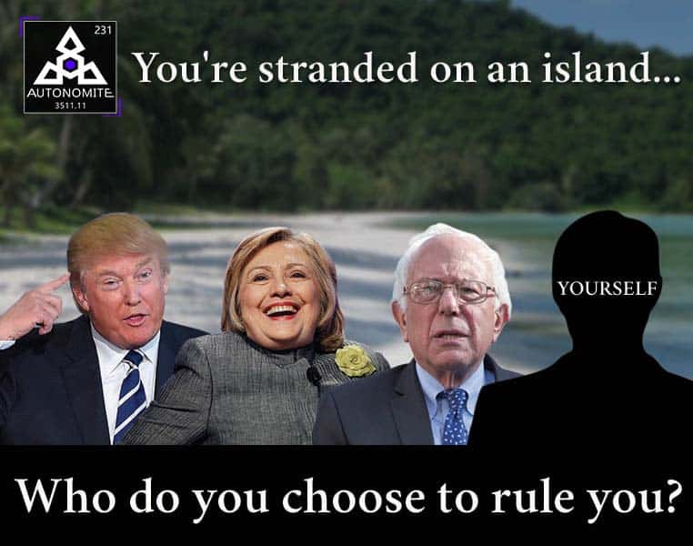 Autonomite Island Vote Meme